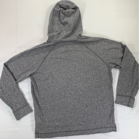American Eagle 🦅 Unisex Warm Pullover Grey and Charcoal Hoodie Size M - Picture 2 of 10